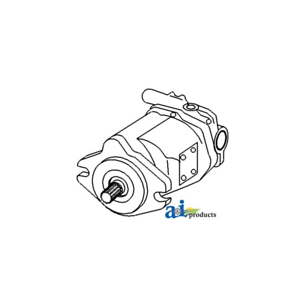 Re-Mfg. Hydraulic Pump (Closed Center) 13.2" x12.3" x11.5"